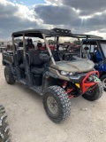 2022 Can Am HD10XMR Power Steering - Windshield- Top Sound System Light Bar- Snorkels- Winch- Big