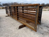 17 Free Standing Cattle Panels with 4 gates 2- 12' and 2-10' 17 TIMES THE MONEY MUST TAKE ALL 17
