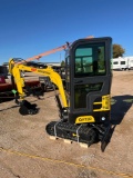 Unused AGT QH13R Mini Excavator with Cab Gas Engine