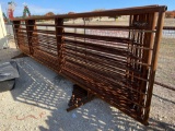 10 - 24' Free Standing Cattle Panels 1 Panel with 10' Gate TEN TIMES THE MONEY MUST TAKE ALL