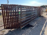 10 - 24' Free Standing Cattle Panels 1 Panel with 10' Gate TEN TIMES THE MONEY MUST TAKE ALL