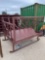 Single Round Bale Feeder with Trough