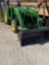 JD 4300 w/ JD 420 loader, unknown hours, Syncro Reverser, NOTICE: NO 3 PT. LIFT ARMS Runs and