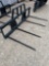 Double Bale Hay Spear Skid Steer Hook Up