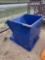 Blue Trash Dumpster for Fork Lift - Unused