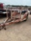 50'' x 10' Tandem Axle Steel Floor Trailer Ramp Gate No Title