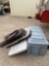 Cooler. Table and Chairs. Dutch Oven