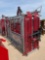 Unused Honda Powered Hydraulic Squeeze Chute Palpation Case and Hydraulic Neck Catch