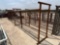 24' Freestanding Cattle Alley with Slide
