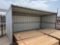 9' x 18' Metal Loafing Shed Has Slight Damage