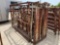 WW Auto Catch Squeeze Chute with 6 Panels and 3 Alley Frames