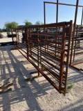 1 - 24' Freestanding Cattle Panel with 10' Gate SOLD ONE PANEL PER LOT