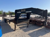 Tem Trail 20' + 5' Dovetail Trailer 2 - 7000lb Axles VIN 81091 Title, $25 Fee SLOW TITLE