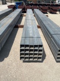 New 4'' Galvanized 12 Gauge Square Tubing 20 Pieces 29' Long 580 Feet Total SOLD BY THE FOOT 580