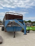 1978 6' x 20' Neckover Gooseneck Stock Trailer Lic Plate FD2 V90 VIN CHL 2066500 Lic. Rec., $25 Fee