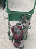 Small Cart with Oxygen Bottles