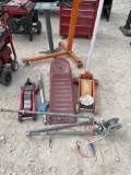 2 Floor Jacks- Ramps and Handwinch