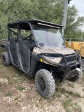 2023 Polaris 1000XP Crew Top. Light Bar. Clean 143 Hours VIN 01578 Title, $25 Fee