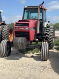 Case 2394 Tractor Good Tires. 2 Sets of Remotes. Has Oil Leak in Cab Under Seat Part of Plastic is