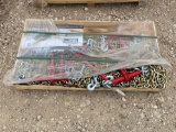 Pallet of 5 - 9200lb Ratchet Binders 10 - 3/8 x 20' G70 Chains