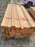 Assorted Douglas Fir Lumber Sizes from 3'' x 3'' to 8'' x 12'' Bundle is 2' Tall 46'' Wide 8' Long