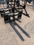 Skid Steer Pallet Forks - 48'' Forks
