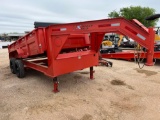2023 East Texas 83'' x 14' Goose Neck Dump Trailer with Ramps VIN 32037 Title, $25 Fee