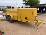 Unused 990 Gallon Trailer with Honda Powered Pump Hose Reel and Automatic Nozzle No Title