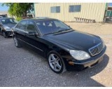 2002 Mercedes S500 4 Door. One Owner 181,XXX Miles VIN 67327 Title, $25 Fee