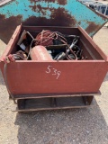 Metal box & contents