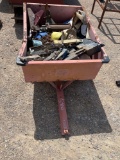 Yard cart & contents
