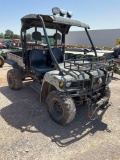 John Deere 850D Diesel Gator Limited Edition. 4x4. Winch. Top. Gun Rack 788 Hours No Title
