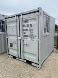 8' Container with Side Door and Window