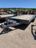 NEW 2025 HT Trailer 102 x 20' Full Power Tilt with Drive Over Fenders 2 x 7,000lb Axles Factory