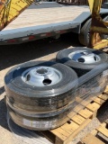 4 - New Provider 235/85R16 - 14 Ply Trailer Tires on New 8 Lug Dual Wheels FOUR TIMES THE MONEY MUST