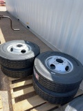 4 - New Provider 235/85R16 - 14 Ply Trailer Tires on New 8 Lug Dual Wheels FOUR TIMES THE MONEY MUST