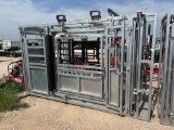 Brazzen Galvanized Squeeze Chute with Palpation Cage