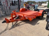 2023 East Texas 80'' x 12' Scissor Lift Tilt Trailer Hydraulic Cushion Cylinder 1 - 7,000lb Axle VIN