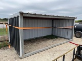 8' x 15' Shed - 6' Tall Made with 4x4 Galvanized Tubing