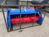 AGT Drum Mulcher for Skid Steer Standard Flow with Case Drain 61'' Cut Width