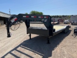 New 2025 MC Trailer 102'' x 24' Mega Ramps. Drive Over Fenders 2 x 7,000lb Axles - Spare VIN 92066