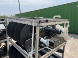 JCT Skid Steer Post Hole Digger - Hex Shaft 18'', 14'' and 10'' Bits SOLD ONE PER LOT