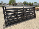 5' x 12' 7 Rail Gate with Weld on Hinges SOLD ONE PER LOT