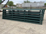 5 - Priefert 16' 6 Rail Gates 50'' Tall SOLD BY THE PANEL FIVE TIMES THE MONEY MUST TAKE ALL
