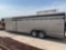 2012 Logan Stockman Aluminum Trailer 6' Tack Room 7' x 22' Stock Box 28' Overall Hydraulic Jack 2 x