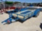 2025 MC Trailer 83'' x 16' Dovetail with Ramp Gate 2 x 3,500lb Axles. 1 Brake 10 Ply Tires - Spare