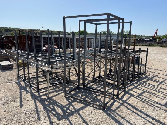 Lot of Assorted Metal Racks | Online Auctions | Proxibid