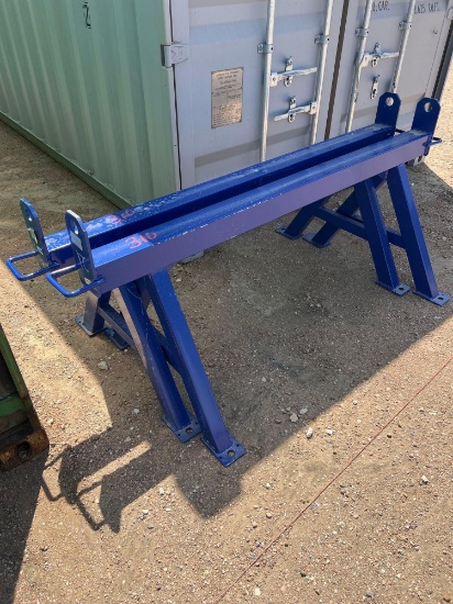 Pair of Metal Saw Horses