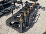 Unused Skid Steer Root Rake Grapple