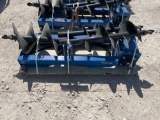 Unused Skid Steer Post Hole Digger with 3 Augers 7'', 12'', and 14''